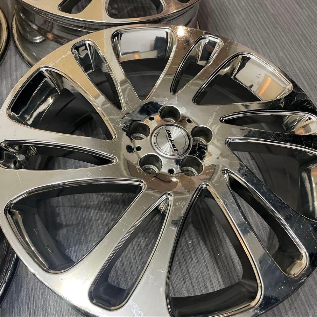定価18万 Dakat 18インチ 希少メッキホイール PCD100 プリウス等