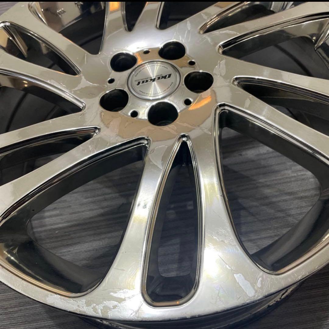 定価18万 Dakat 18インチ 希少メッキホイール PCD100 プリウス等
