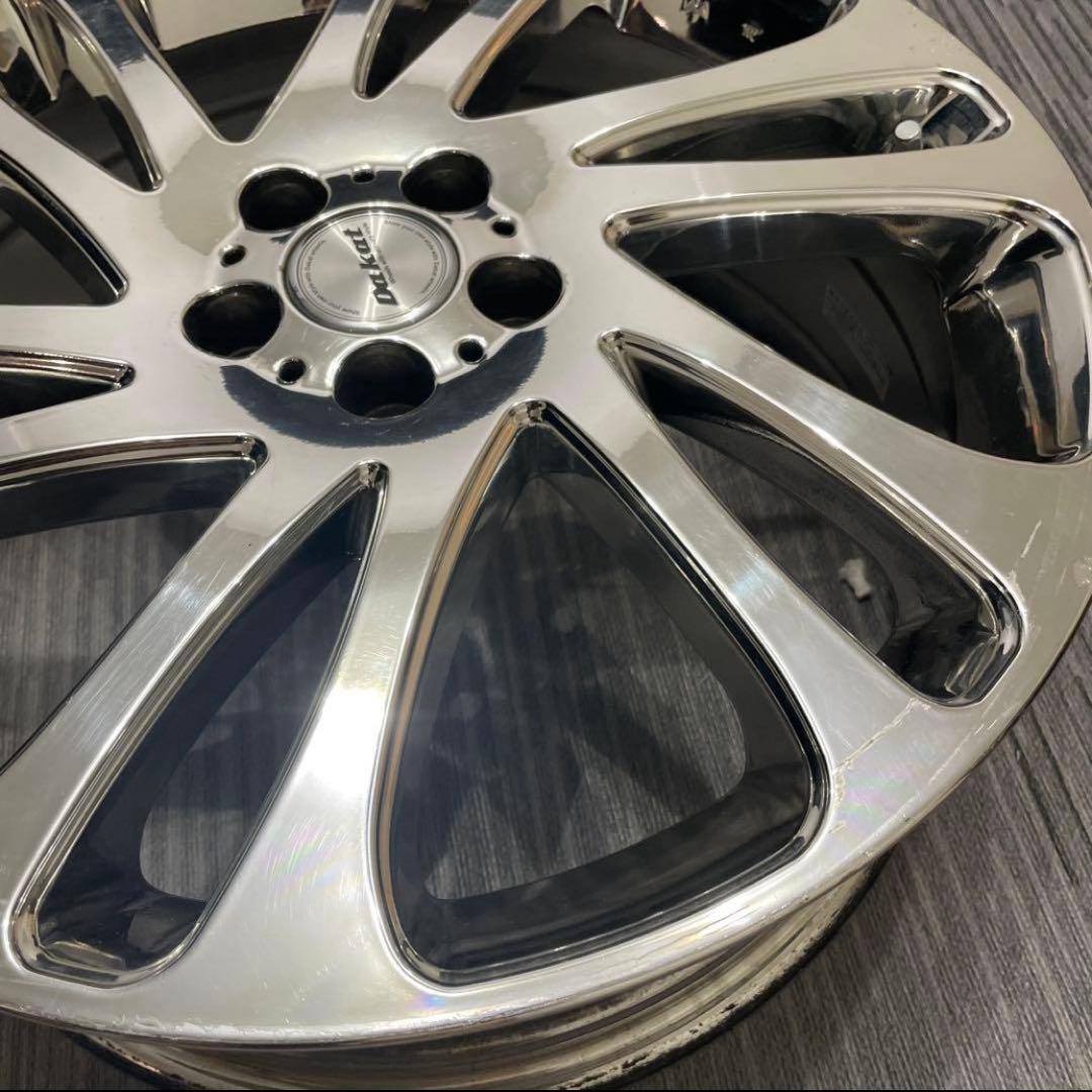 定価18万 Dakat 18インチ 希少メッキホイール PCD100 プリウス等