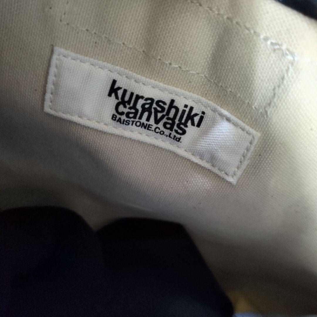 KURASHIKI canvas メッセンジャーバッグ ホワイト/ブラック