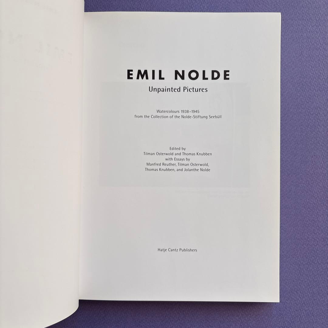 Emil Nolde Unpainted Pictures 英語版