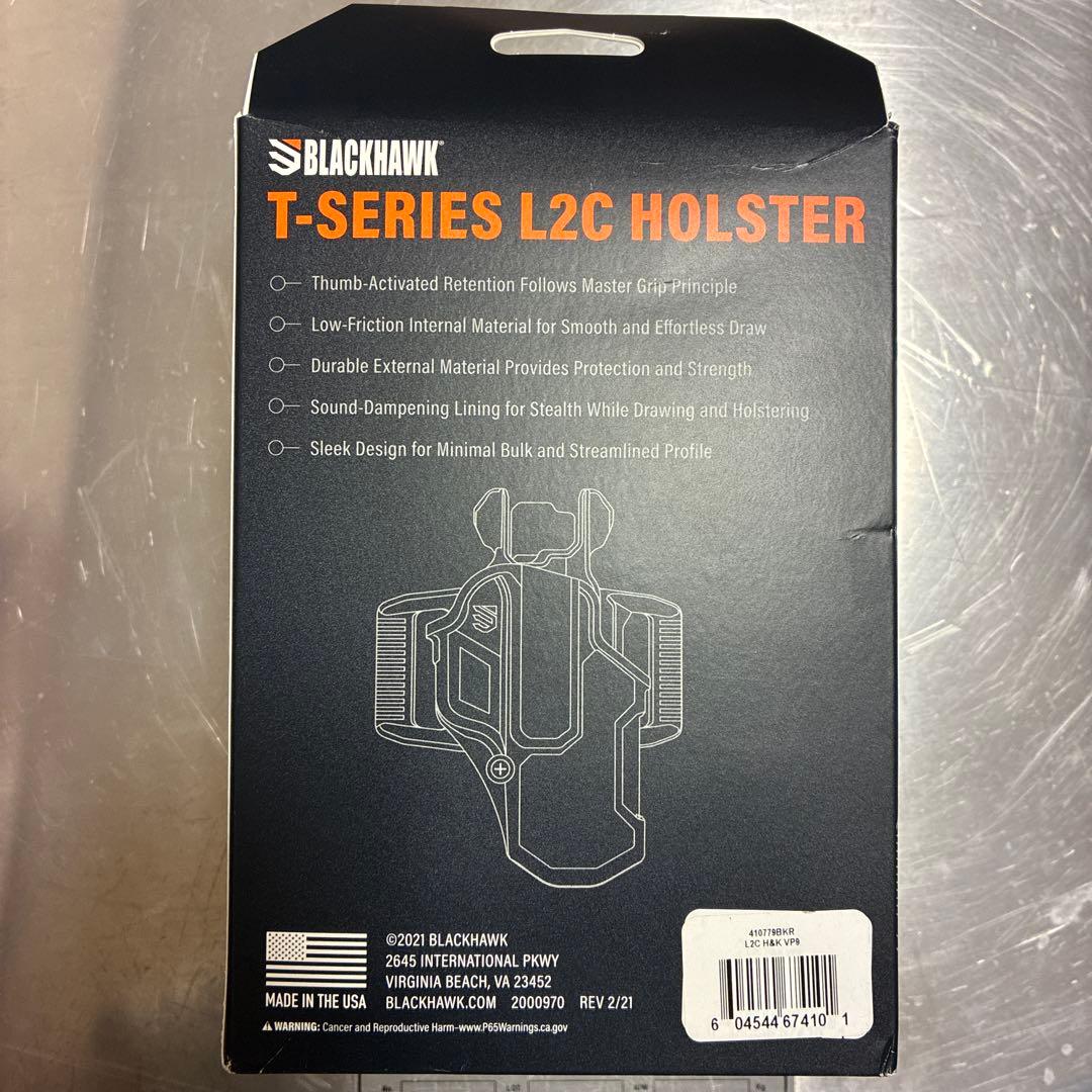 BLACKHAWK T-SERIES L2C HK VP9/40実物ホルスター