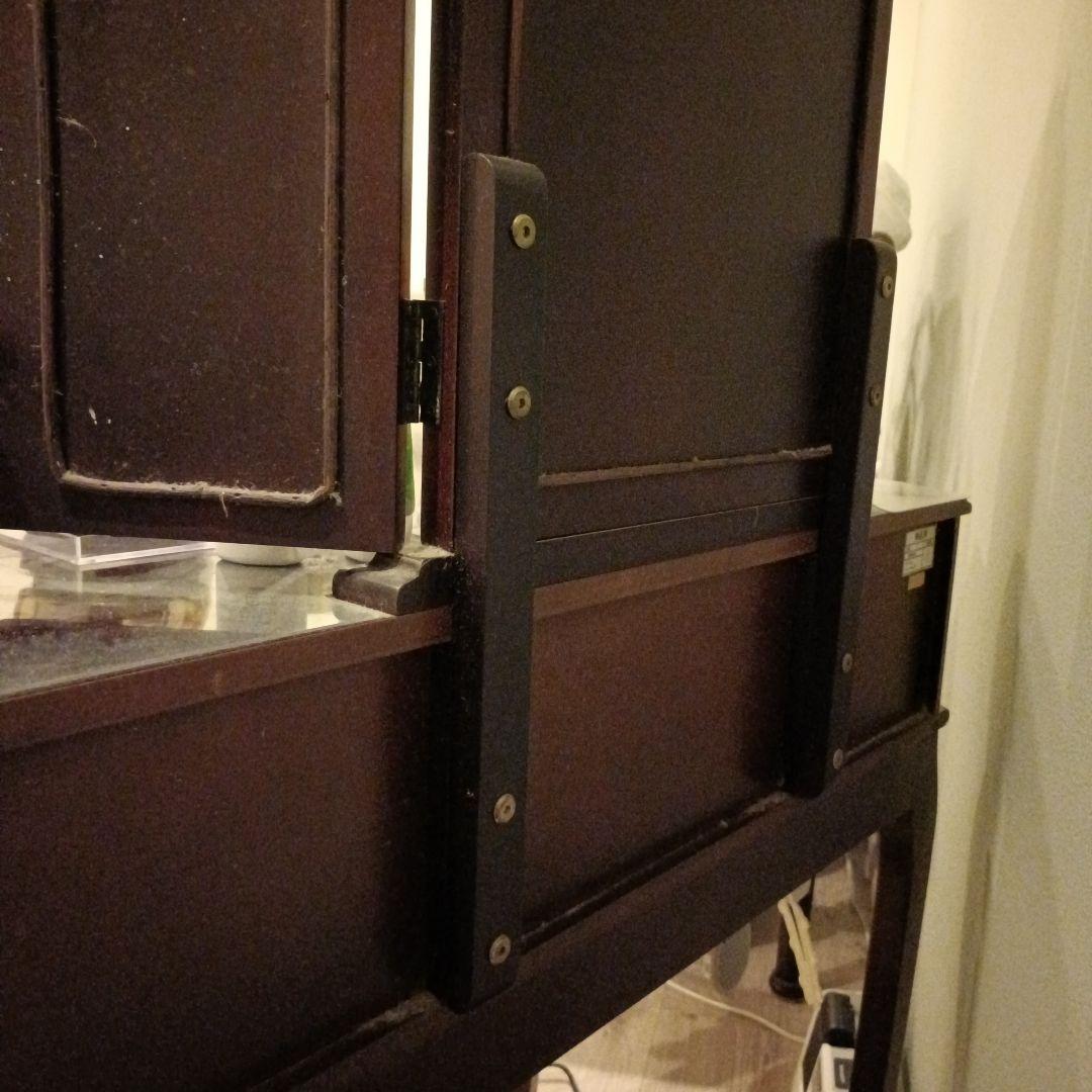 Yuriさま専用。姫系猫足アンティークダークブラウン ドレッサー