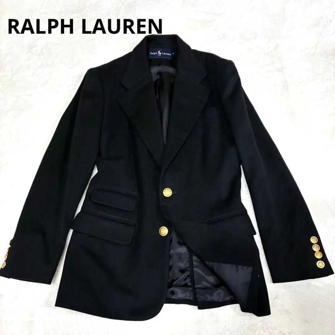 RALPH LAURENテーラードジャケット ブラック 金ボタン