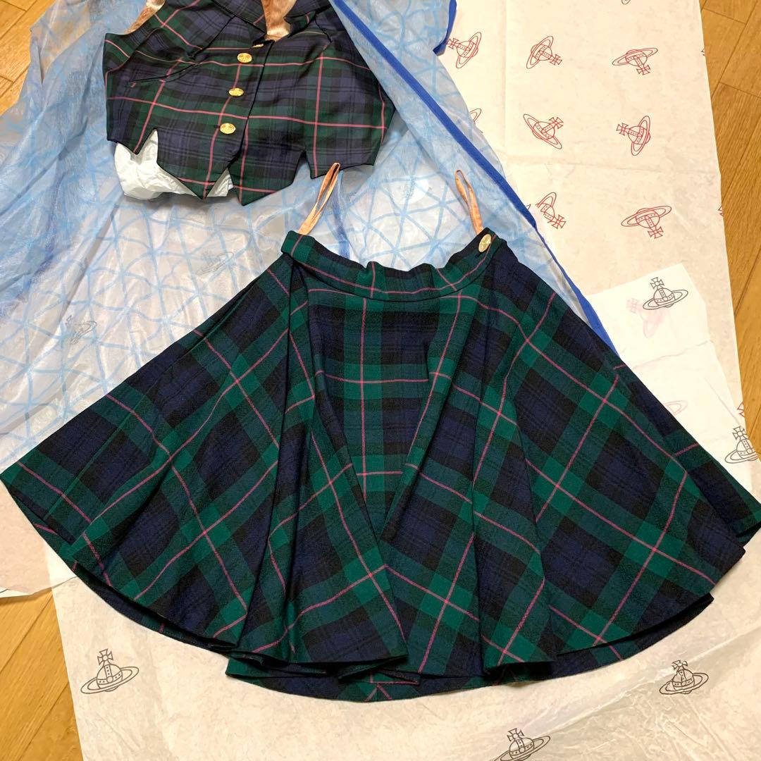 ヴィヴィアンウエストウッド ピンクゴードン スカート ヴィンテージ 1993年物