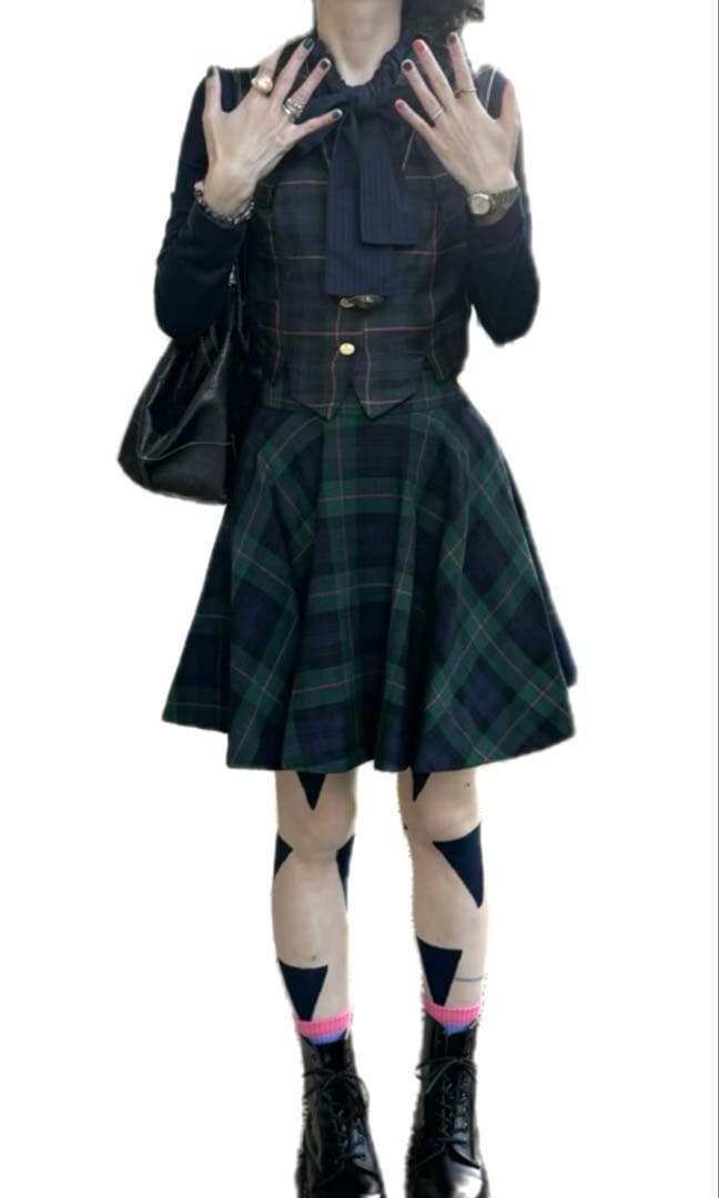 ヴィヴィアンウエストウッド ピンクゴードン スカート ヴィンテージ 1993年物