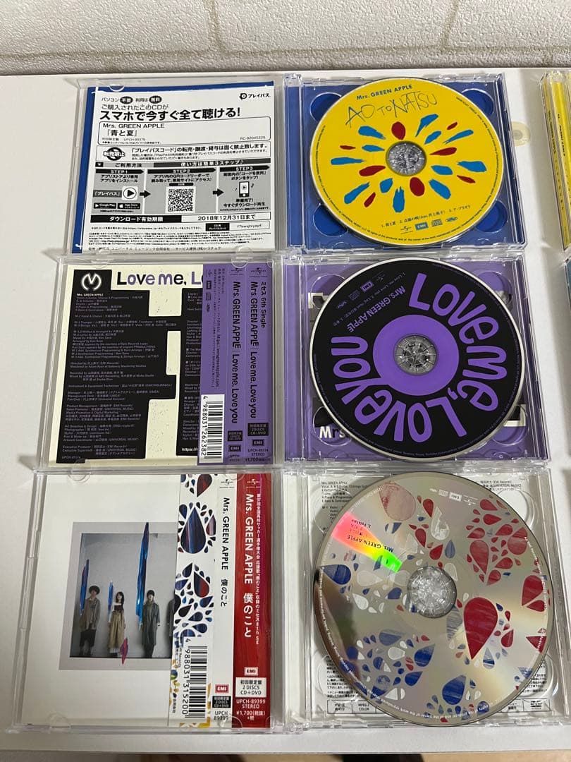 【初回限定・完全生産限定版】Mrs. GREEN APPLE アルバムセット