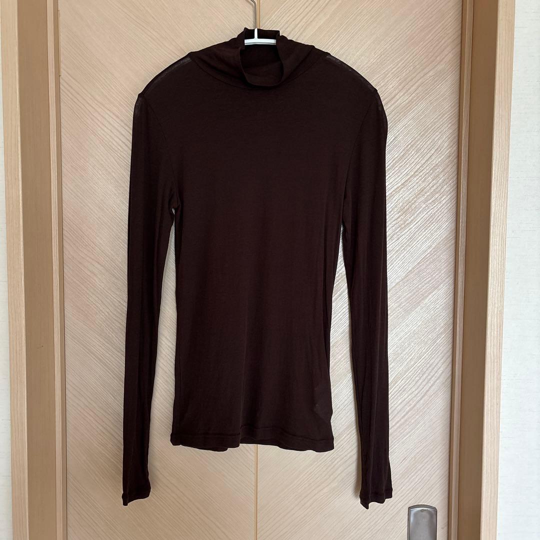 ETRE TOKYO バーサタイルハイネックシアーロンTee