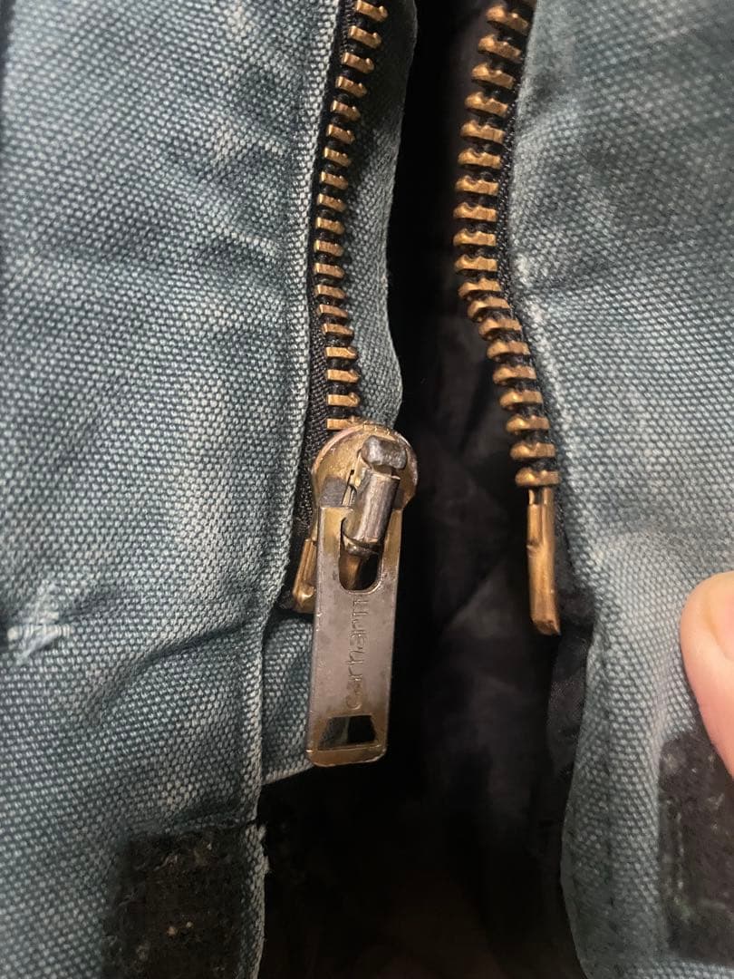 80-90s 星タグ USA製 グリーンcarharttトラディショナルコート