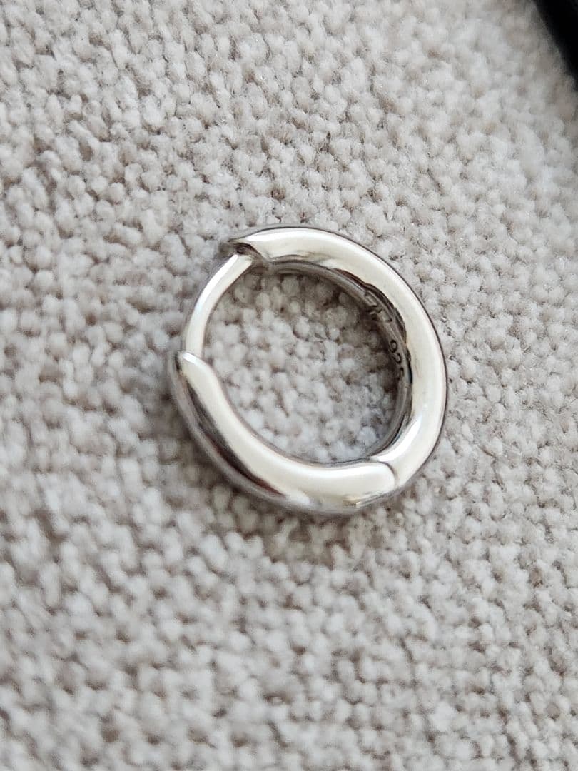 Tom Woodシルバー925 フープ型 ピアス(片耳用)