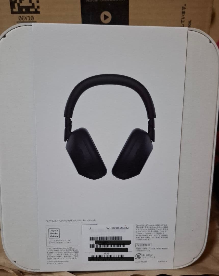 SONY WH-1000XM6 ブラック　カバー付き