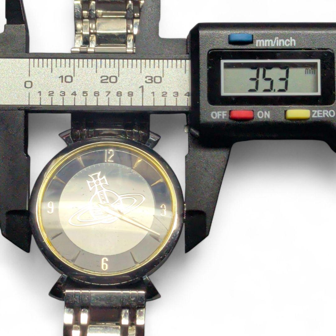 【希少】Vivienne Westwood オーブ文字盤 QZ腕時計 電池交換済