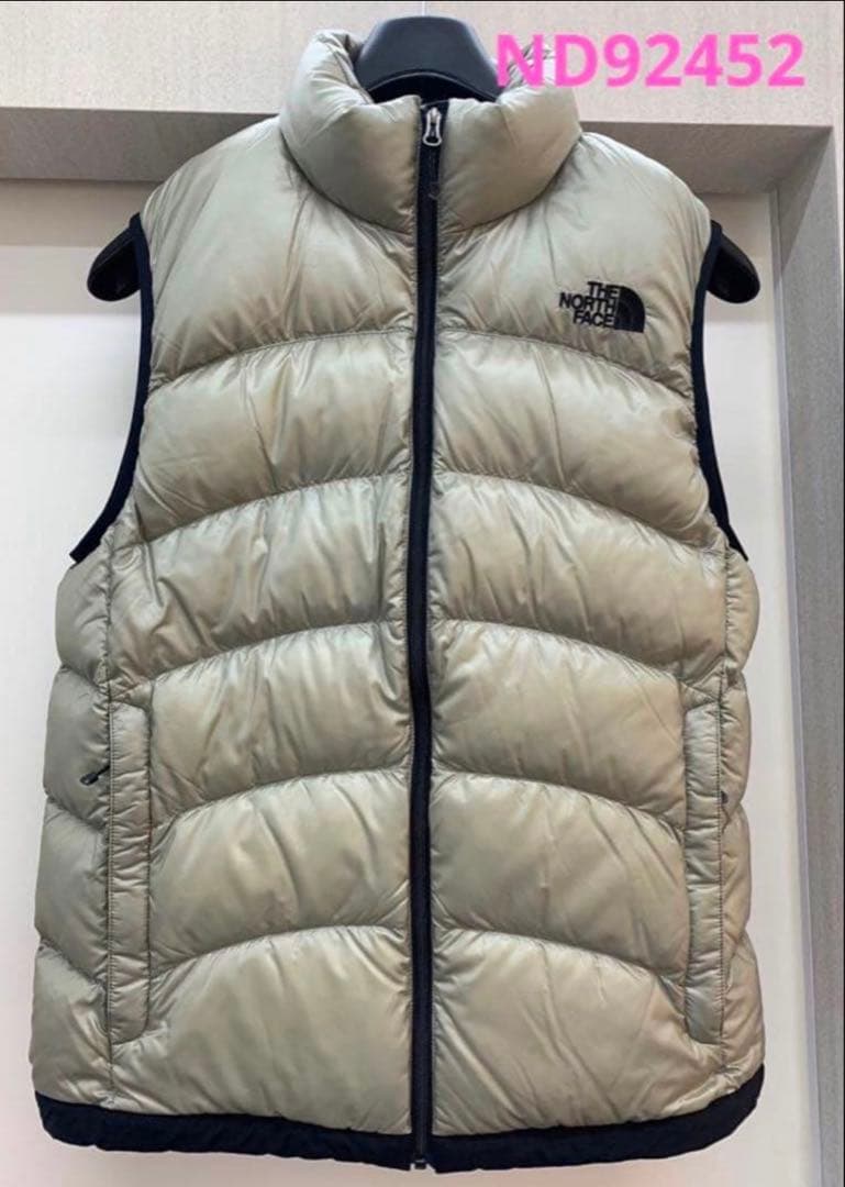 ノースフェイス アコンカグアベスト(クレイグレー)(ＸL)アウター　ダウンベスト