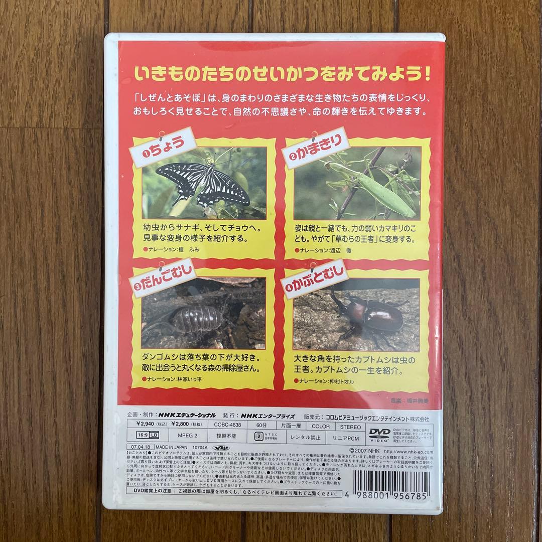 しぜんとあそぼ dvd 虫 教育 教材