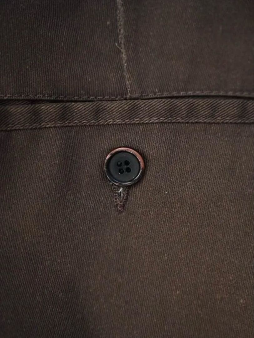 70s USA製 Dickies874 ブラウン チビタグ