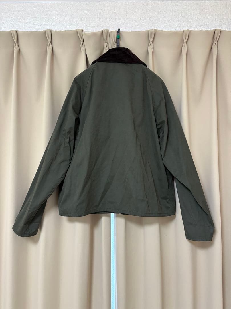 Barbour SPEY ピーチスキンコットン ショートレングスプ ルゾン