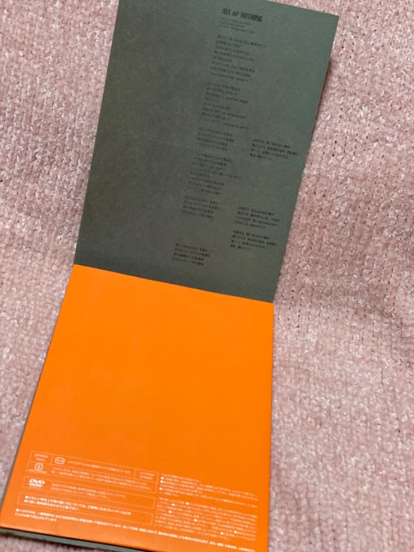 嵐 / ALL or NOTHING（廃盤）