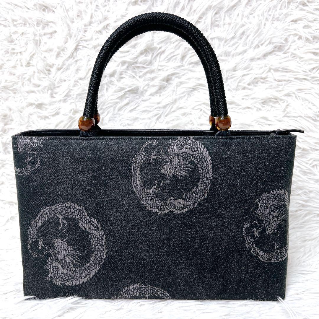 【極美品】京都 西陣 iroha いろは 利休バッグ 龍 西陣織 和装フォーマル