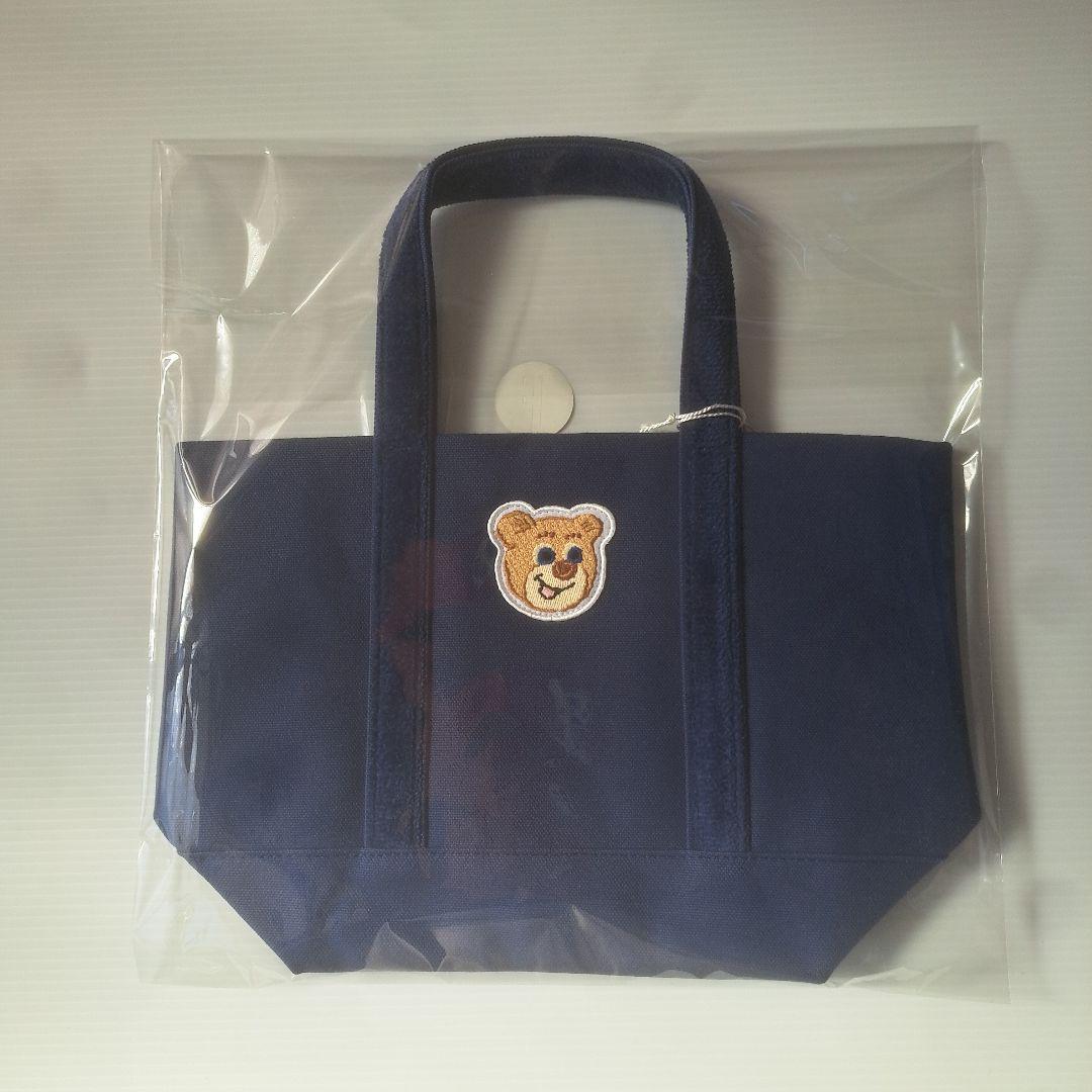 【未開封】フェイラー　オールドテディ ワッペントートバッグ ネイビー