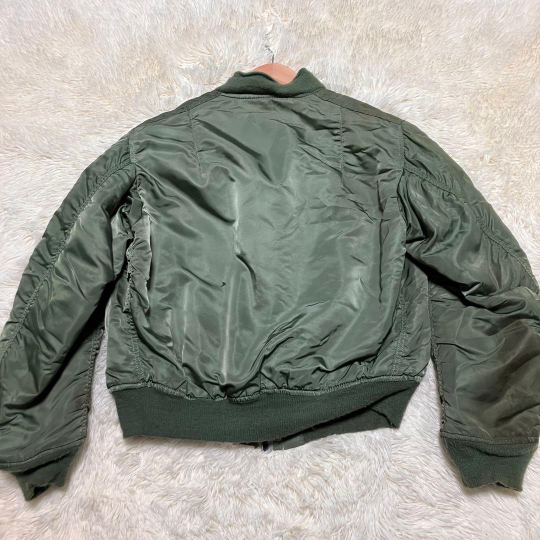 USA製　80s アルファインダストリーズ MA-1 リバーシブル M