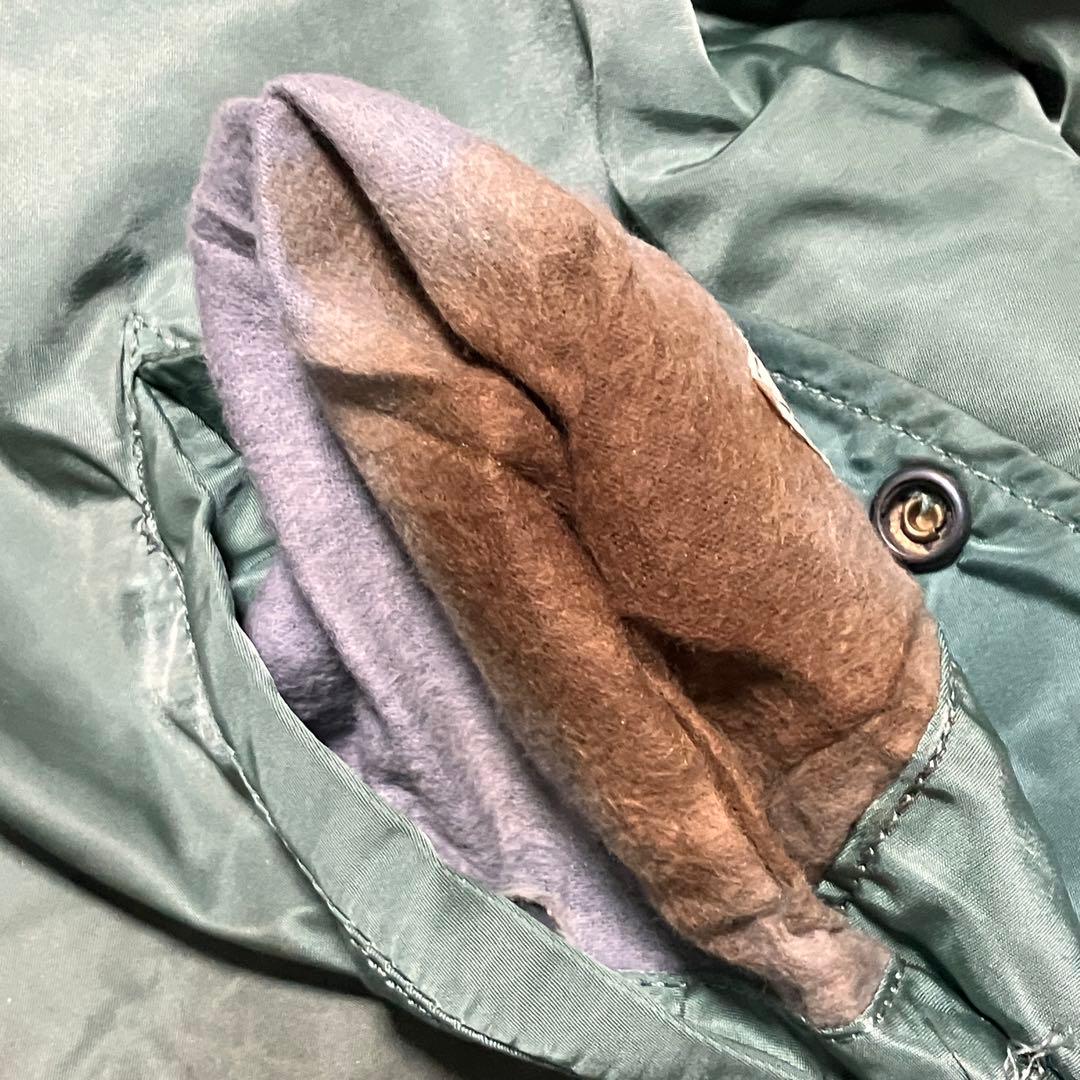 USA製　80s アルファインダストリーズ MA-1 リバーシブル M