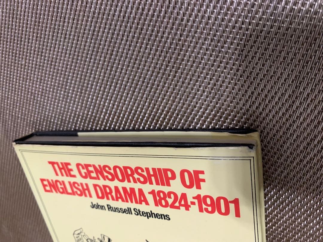 洋書 The Censorship of English Drama 1824-
