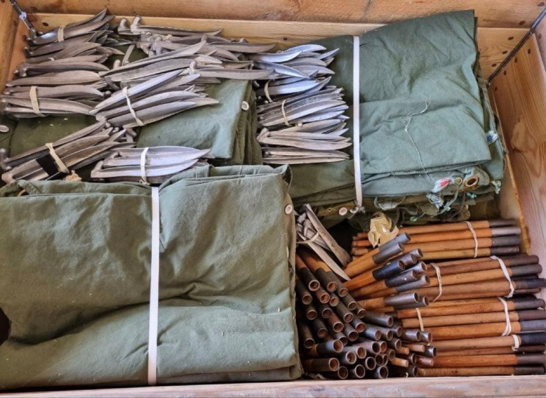 【軍幕屋】希少★ノルウェー軍テント★ビンテージ★軍余剰品★4枚組★