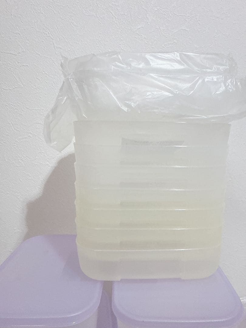 新品　Tupperware フリーザーメイト パープル　27点セット　②