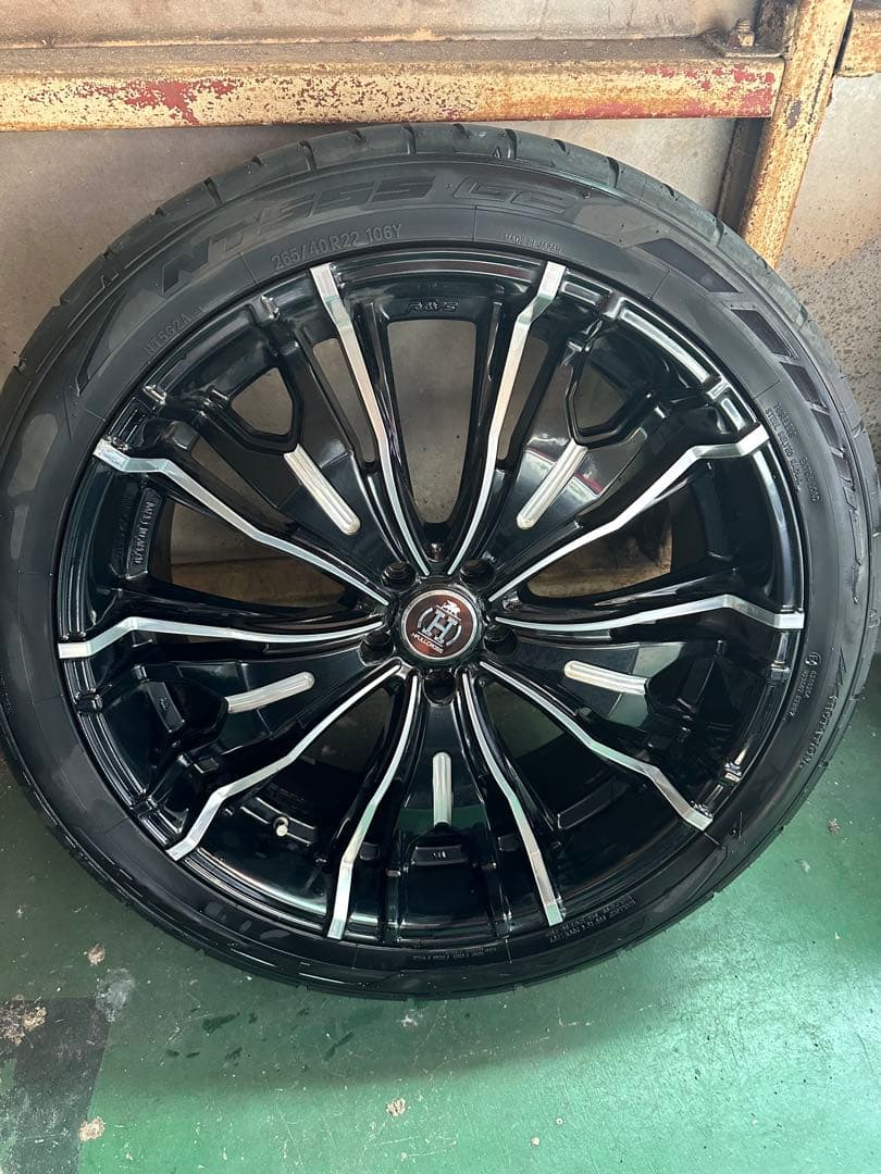 わ*ん様 22インチ ブラック シルバー ホイール