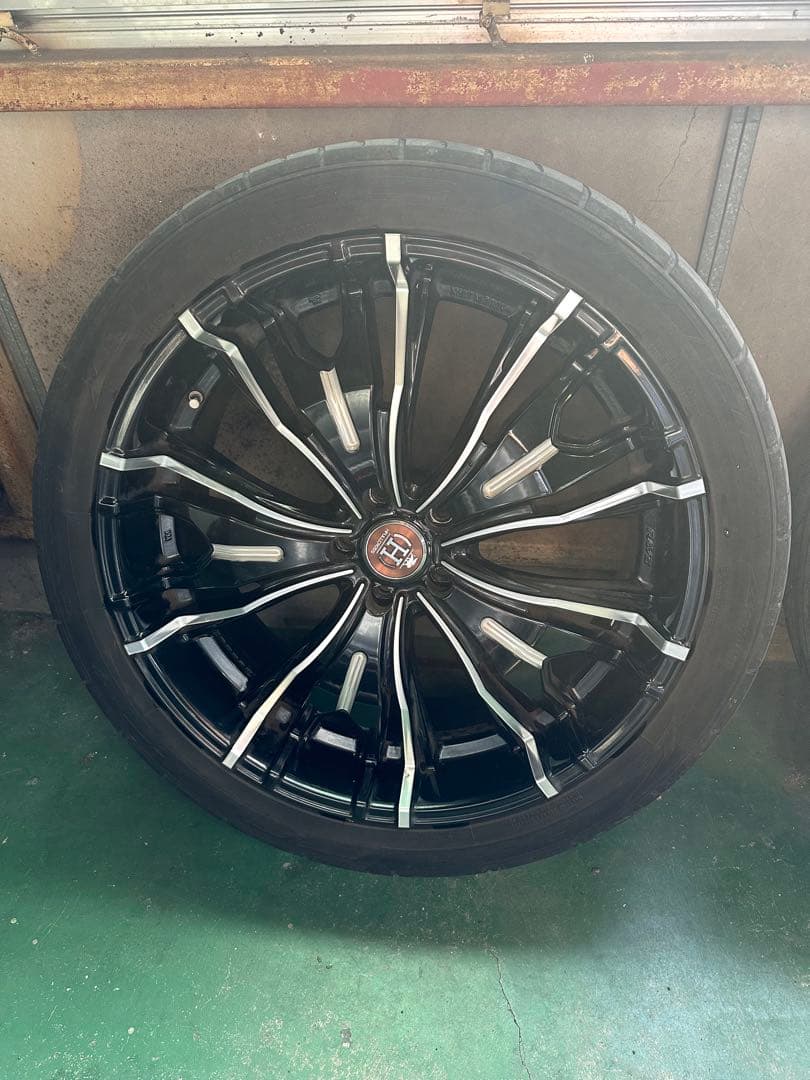 わ*ん様 22インチ ブラック シルバー ホイール