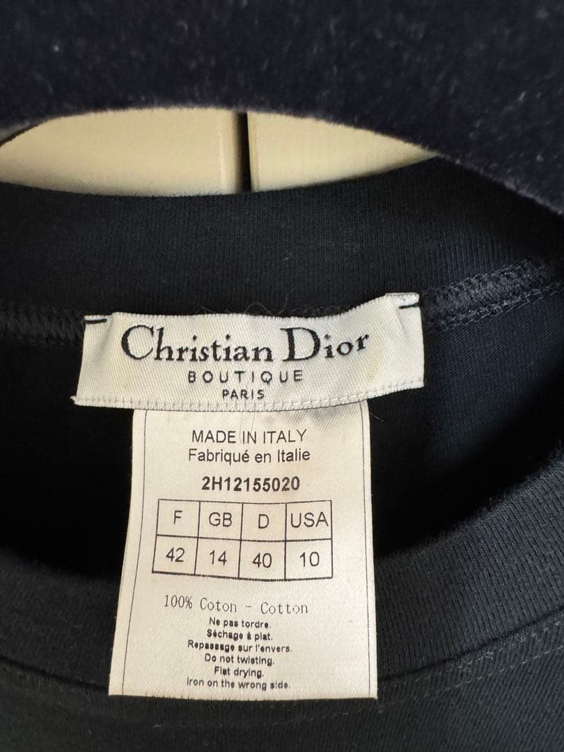 最終セール　美品　ヴィンテージ　ディオール　Tシャツ　ブラック