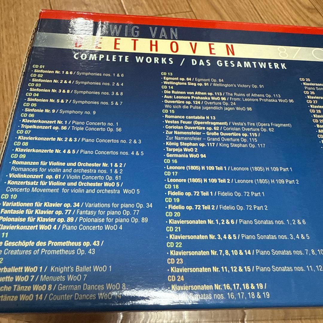 ベートーヴェン 87CD 完全作品集 & バッハ 46CD 完全版