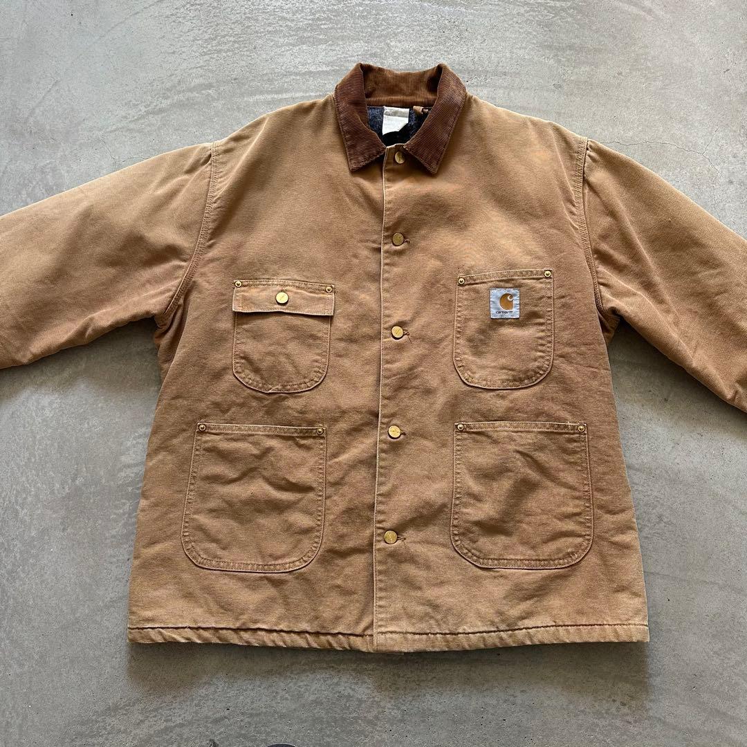 デ*エ様 80s カーハート チョアコート 星タグUSA製 42 Lサイズ 極上