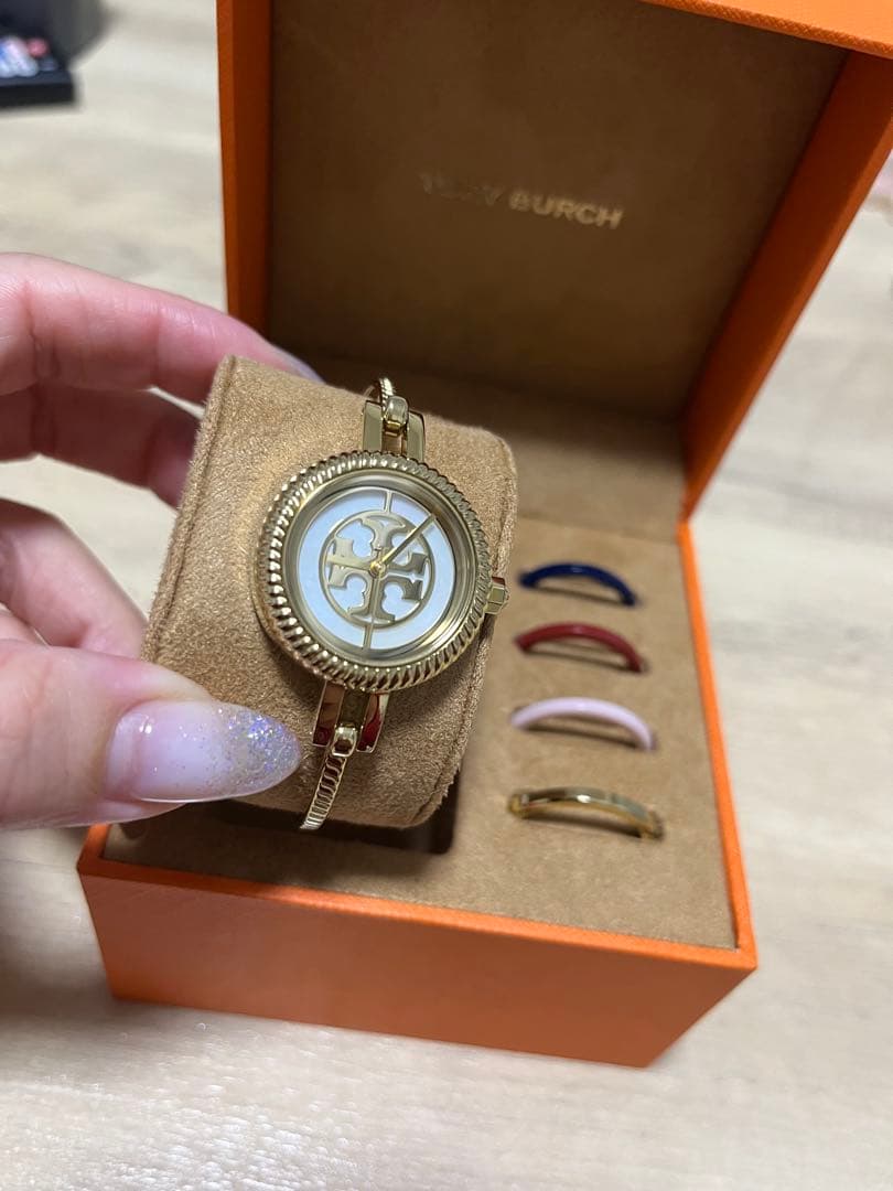 TORY BURCH ゴールド アナログ腕時計