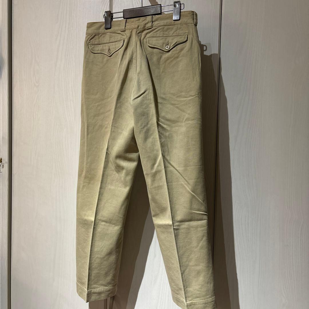 希少サイズ！12表記　フランス軍　M52 60s チノパン