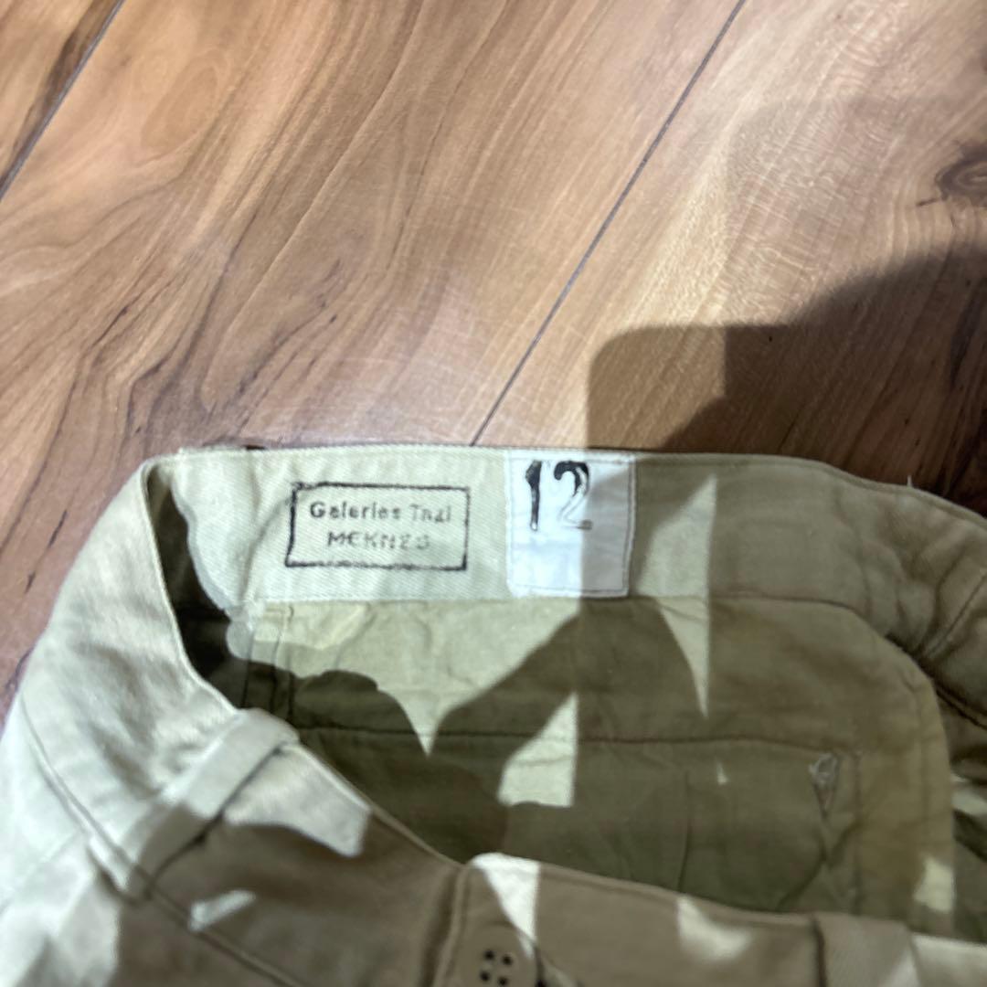 希少サイズ！12表記　フランス軍　M52 60s チノパン