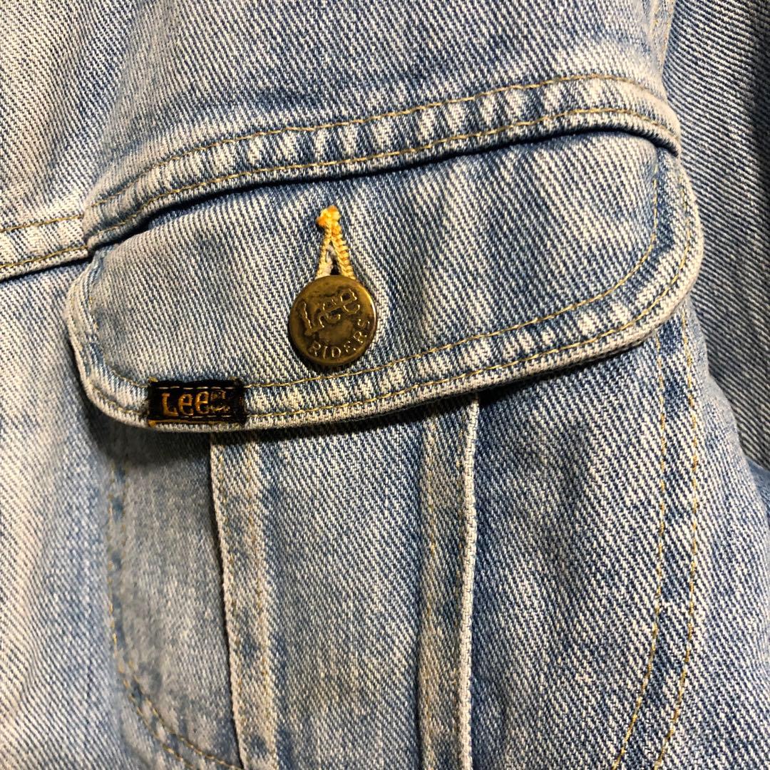 名作 70s 80s USA製 Lee STORM RIDER デニムジャケット