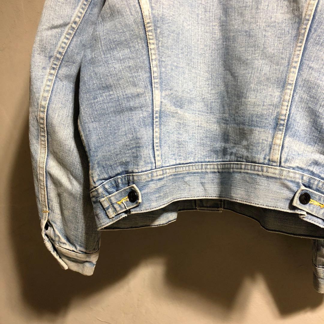 名作 70s 80s USA製 Lee STORM RIDER デニムジャケット