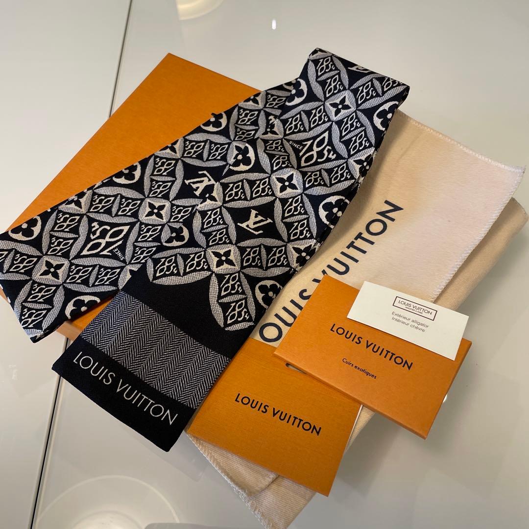 美品LOUIS VUITTON バードーSINCE1854スカーフモノグラム