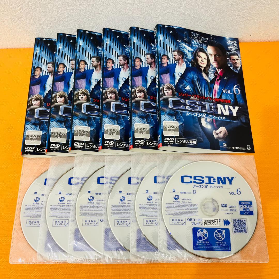 『CSI:NY』シーズン1～FINAL 計68巻全巻セット レンタル使用済DVD