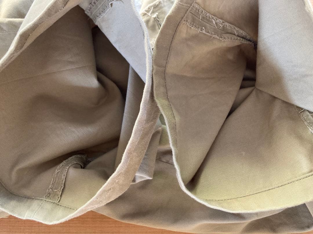 オリジナル☆m-45❗️usarmy chinoチノパン.ボタンフライ.フラップ付