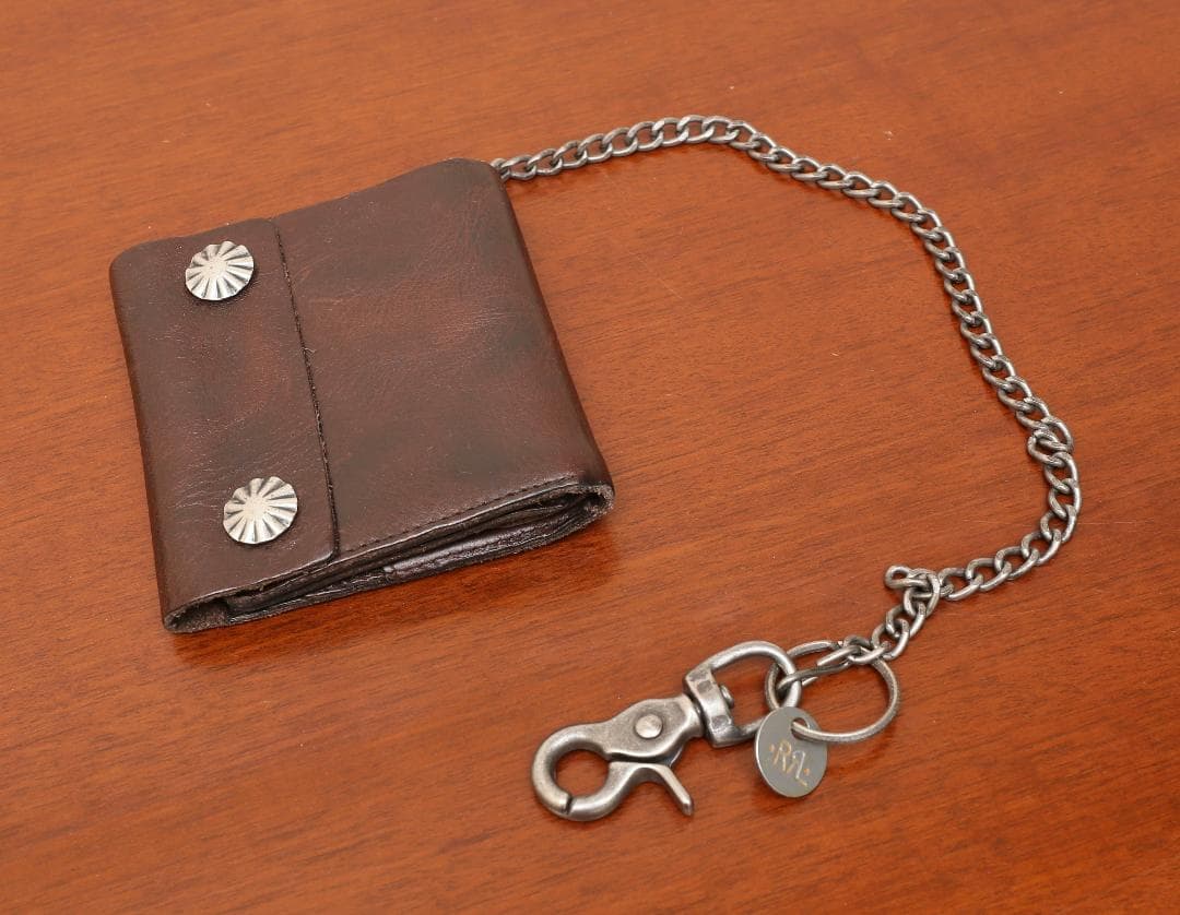 ★ RRL レザーチェーンウオレット