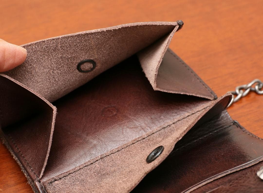 ★ RRL レザーチェーンウオレット