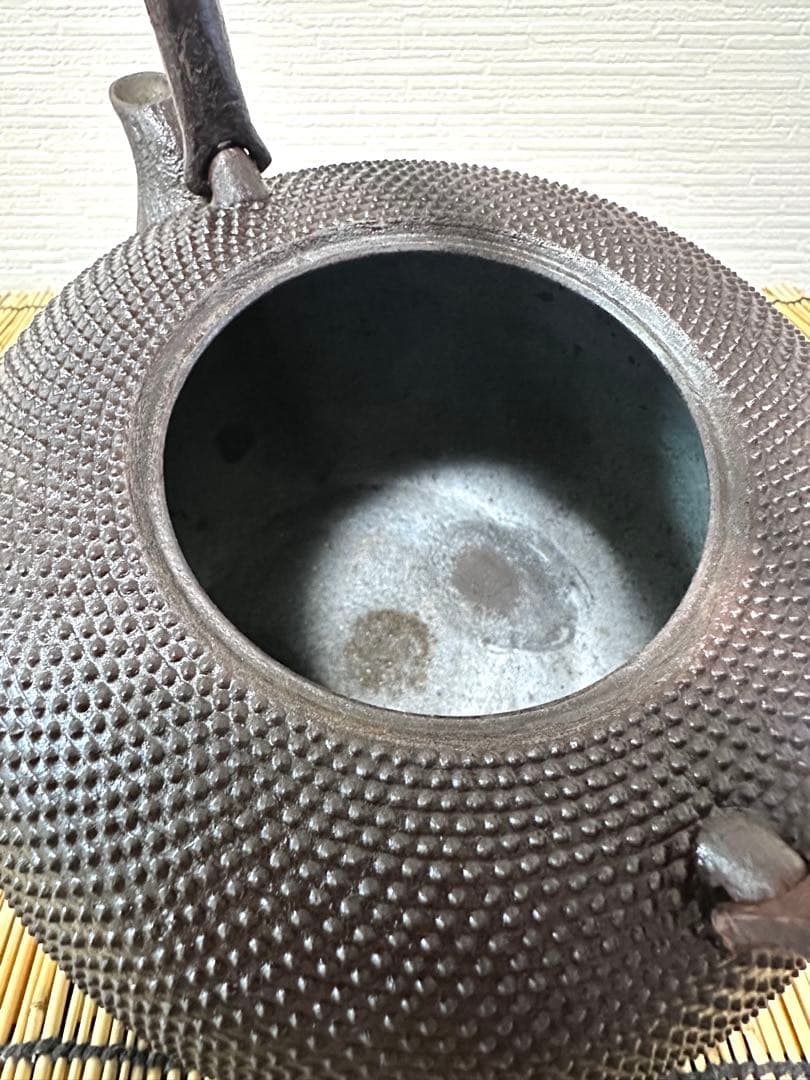 未使用品、南部喜州 (及川 喜徳)造　鍛治打袋鉉　１８型　フラ様　売約済み