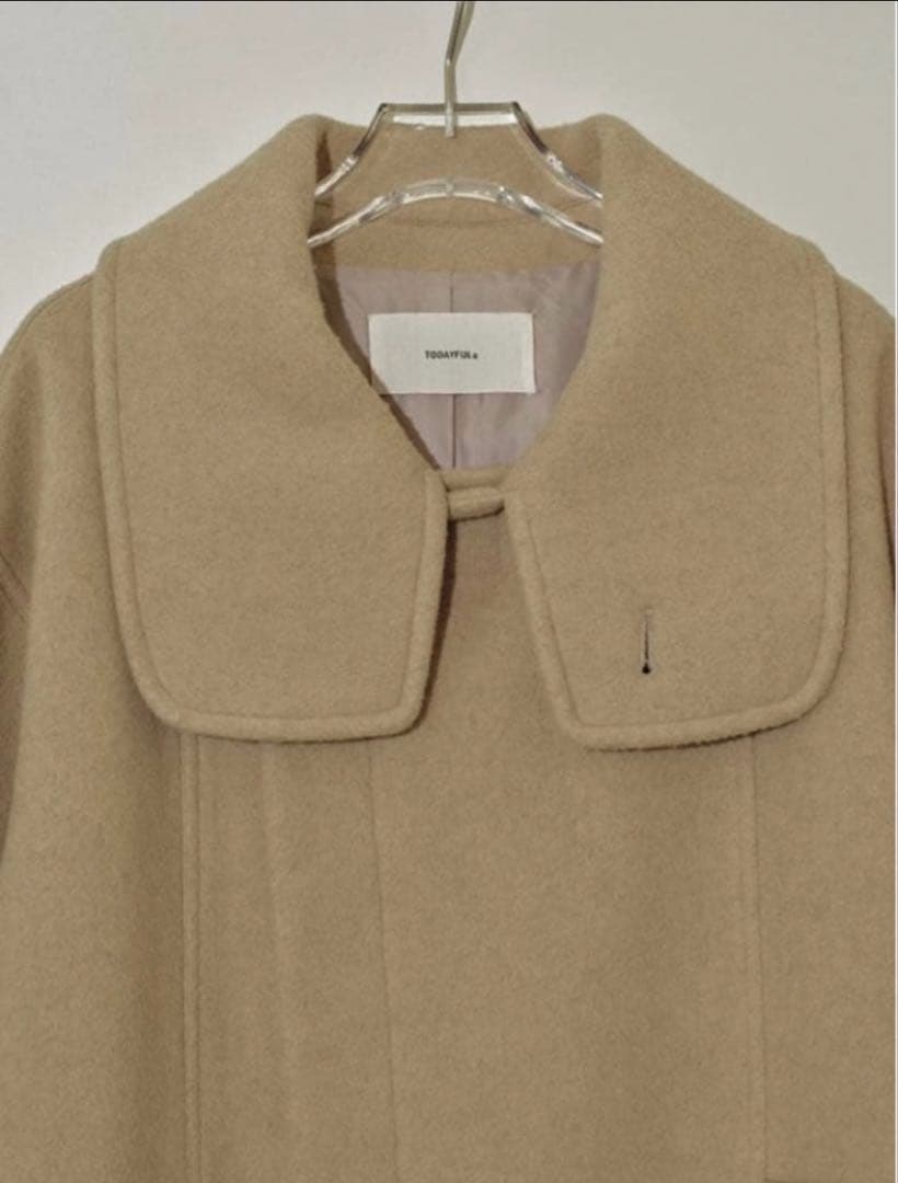 『美品』TODAYFUL スタンドカラーウールコート　36