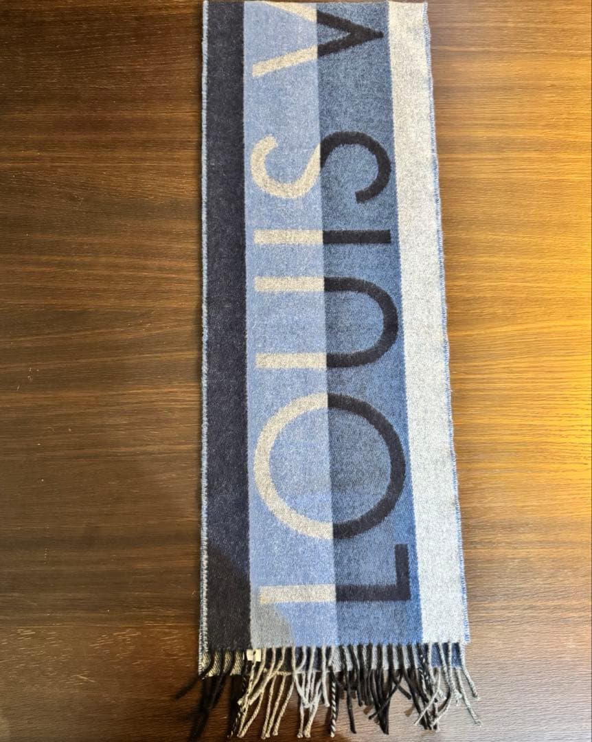 [美品]LOUIS VUITTON ストライプマフラー