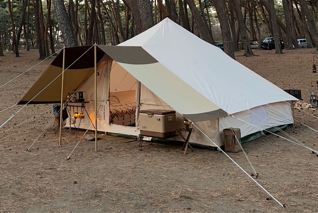 ノルディスク、ウトガルド13.2、キャンプオンパレード庇タープ、ポールセット