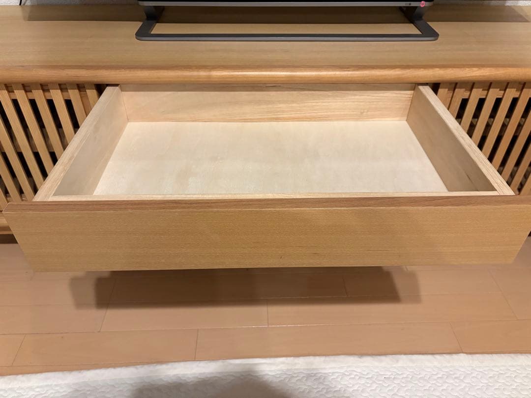 木製テレビ台 180cm幅 ローボード ナチュラル 2/13発送