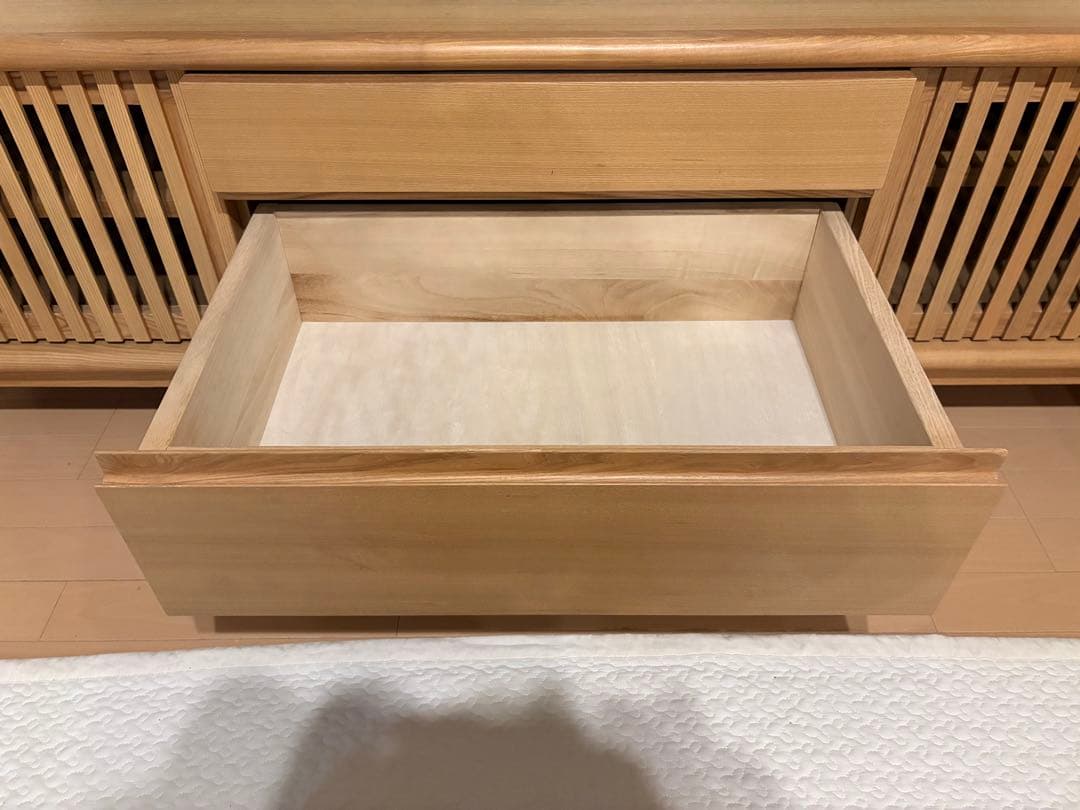 木製テレビ台 180cm幅 ローボード ナチュラル 2/13発送