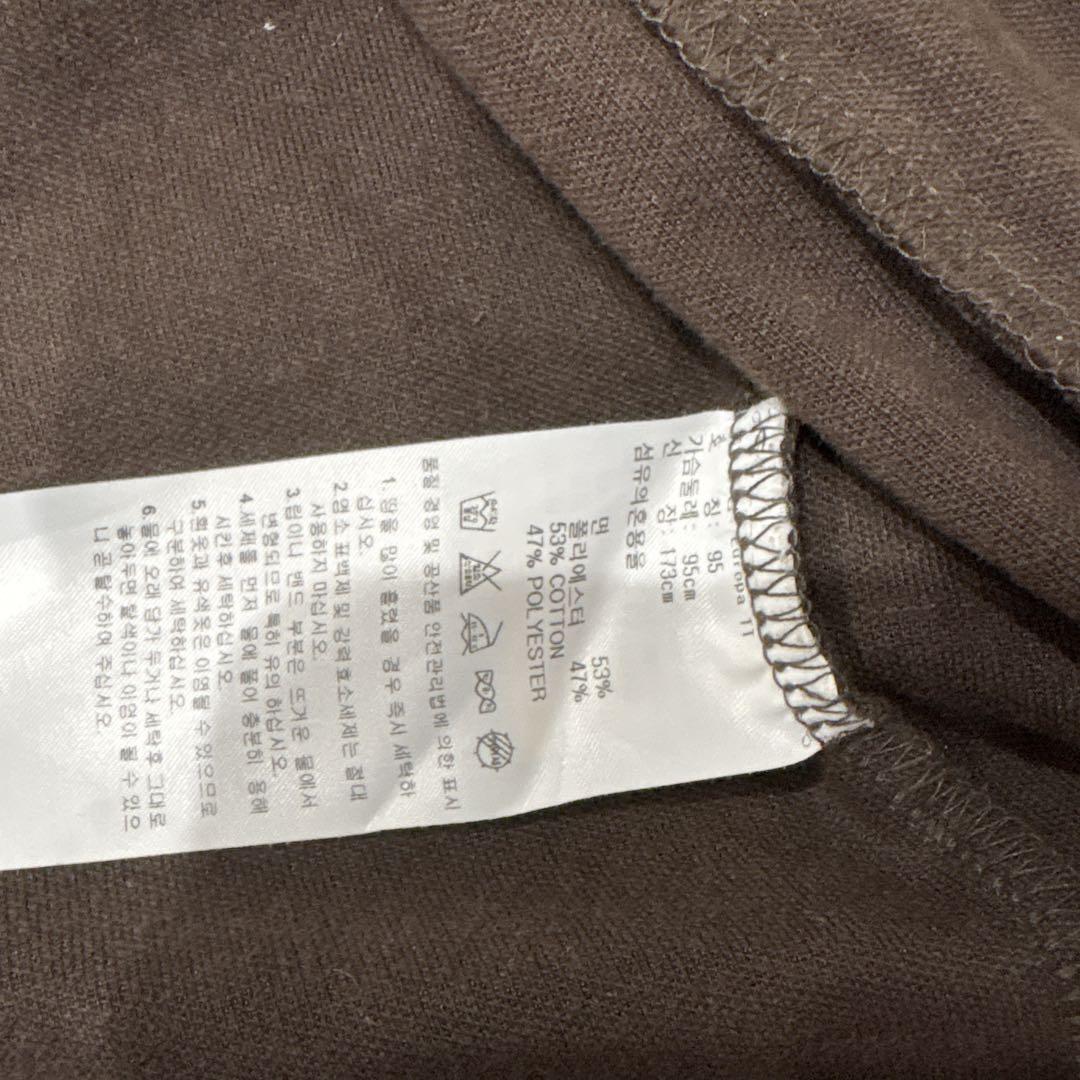 adidas トラックジャケット　ブラウン　ブルー　95 刺繍ロゴ　希少